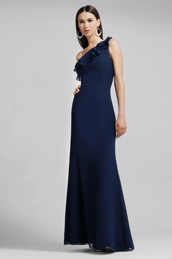 Navy Blue Full Length Dress - Show Your Elegance In 2017