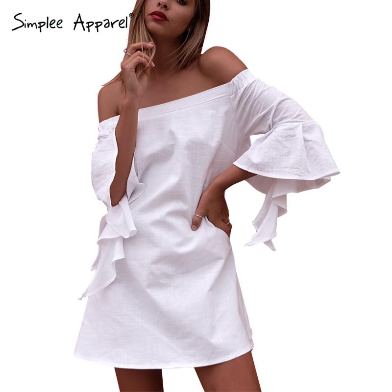 Off Shoulder One Piece Dress - Style 2017-2018