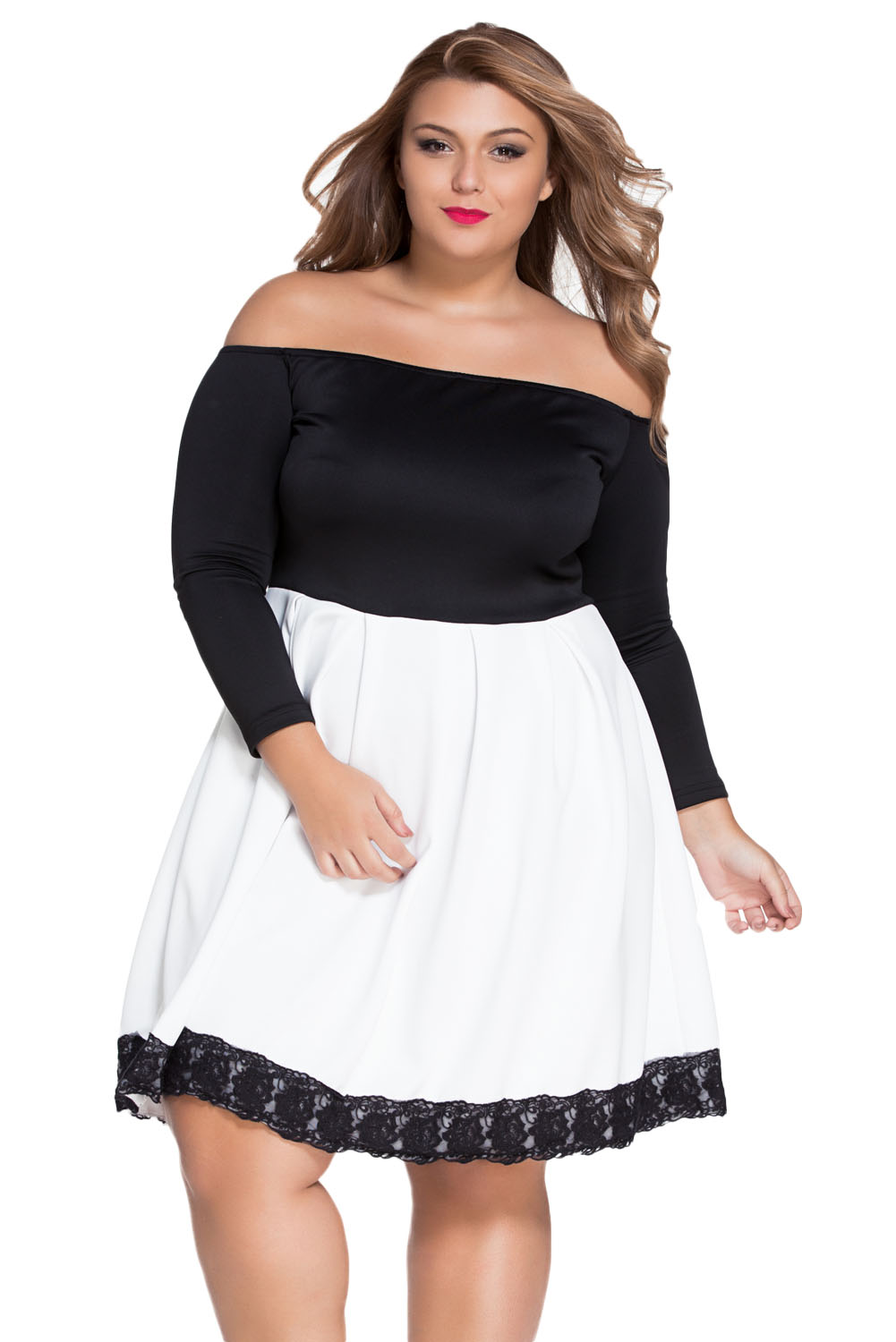 Off The Shoulder Lace Skater Dress : Guide Of Selecting