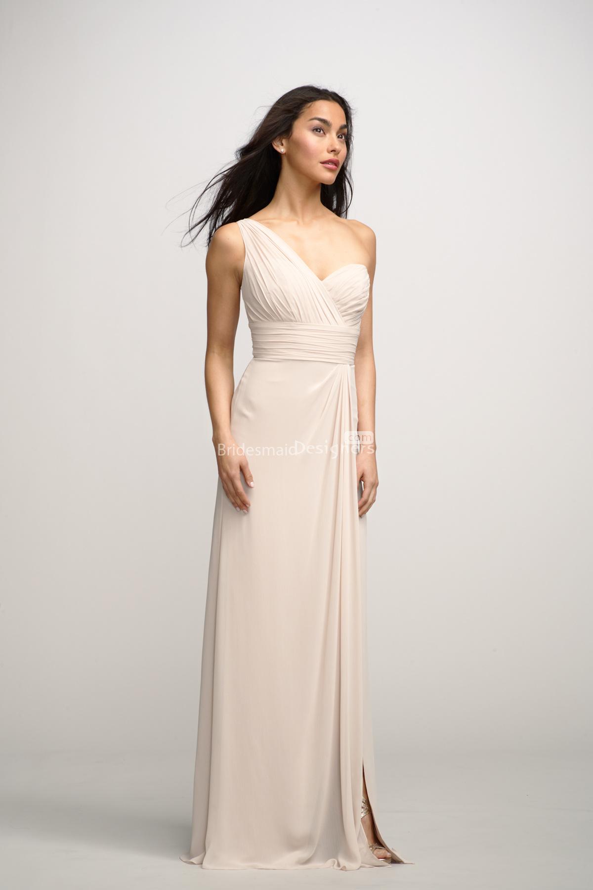 Pink Floor Length Bridesmaid Dresses And Fashion Week Collections