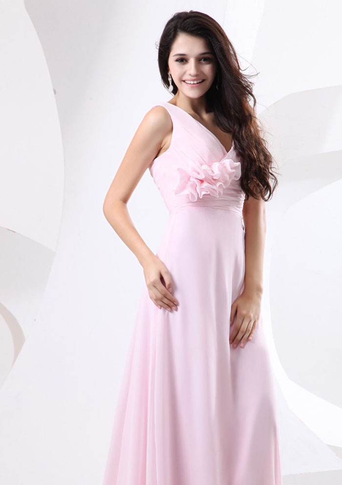 Pink Floor Length Bridesmaid Dresses And Fashion Week Collections