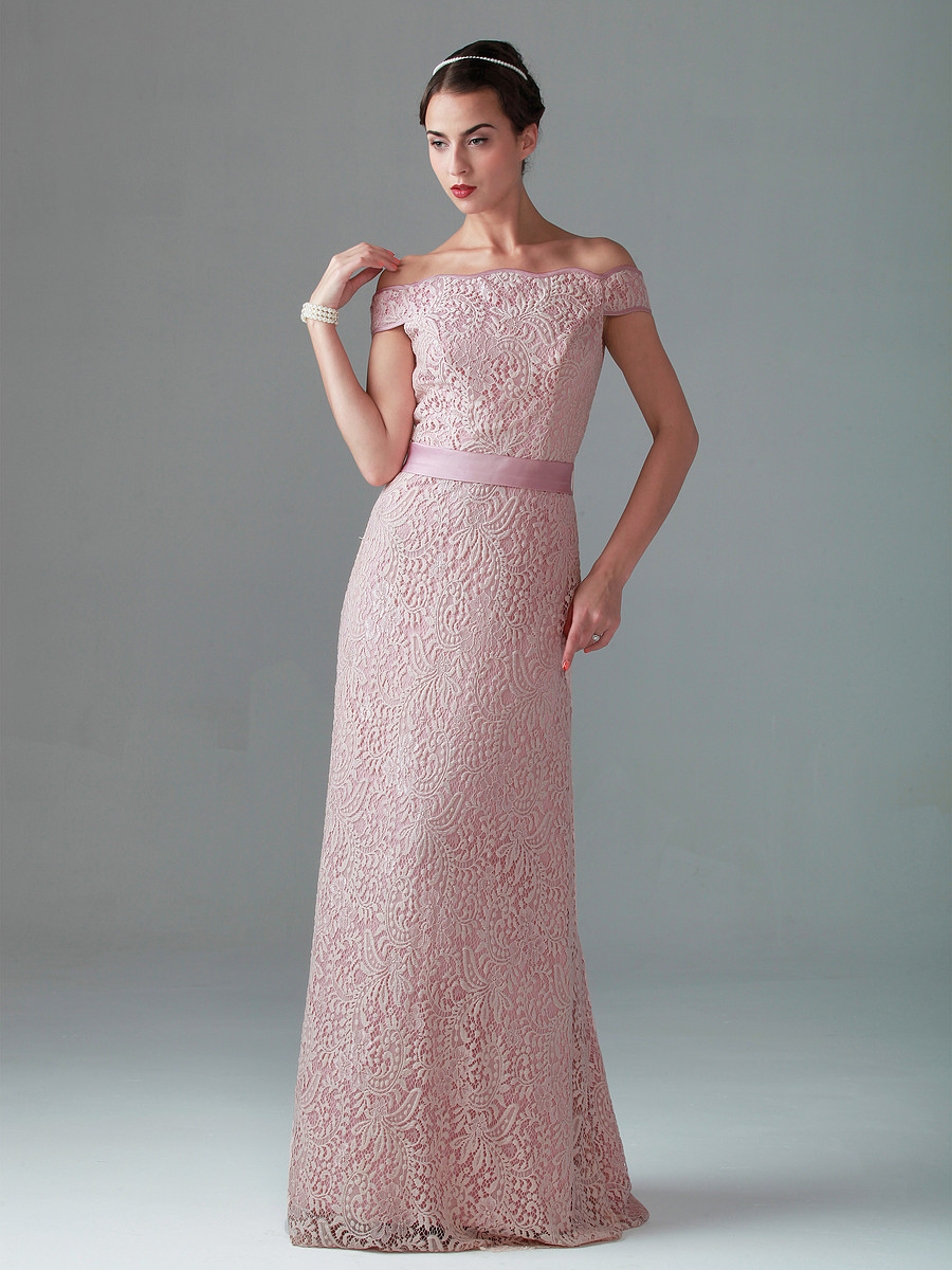 Pink Lace Off The Shoulder Dress & Always In Fashion For All Occasions