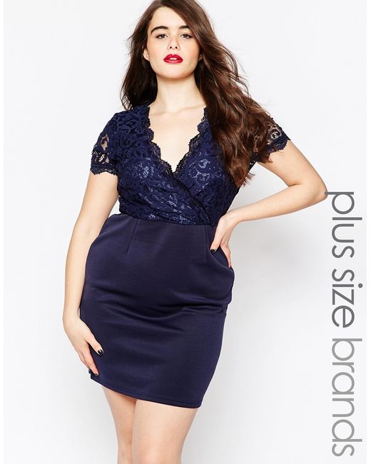 Plus Size Blue Bodycon Dress : Make Your Evening Special