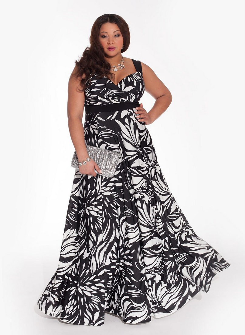 Plus Size Dresses Black And White - Style 2017-2018