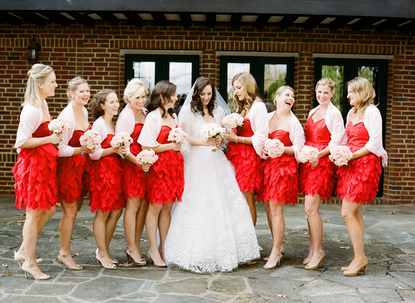 Poppy Colored Bridesmaid Dresses & The Trend Of The Year