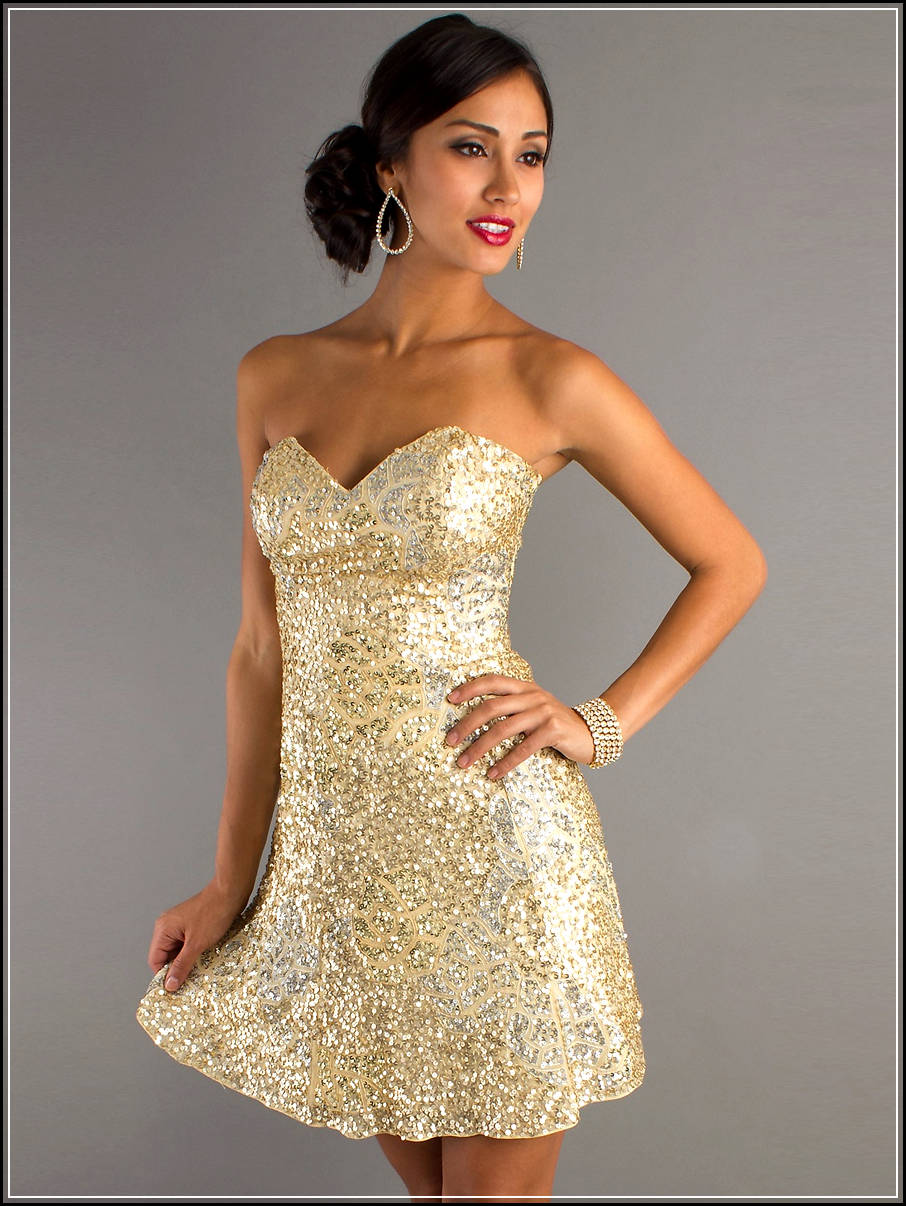 Pretty Sequin Dresses - Fashion Outlet Review