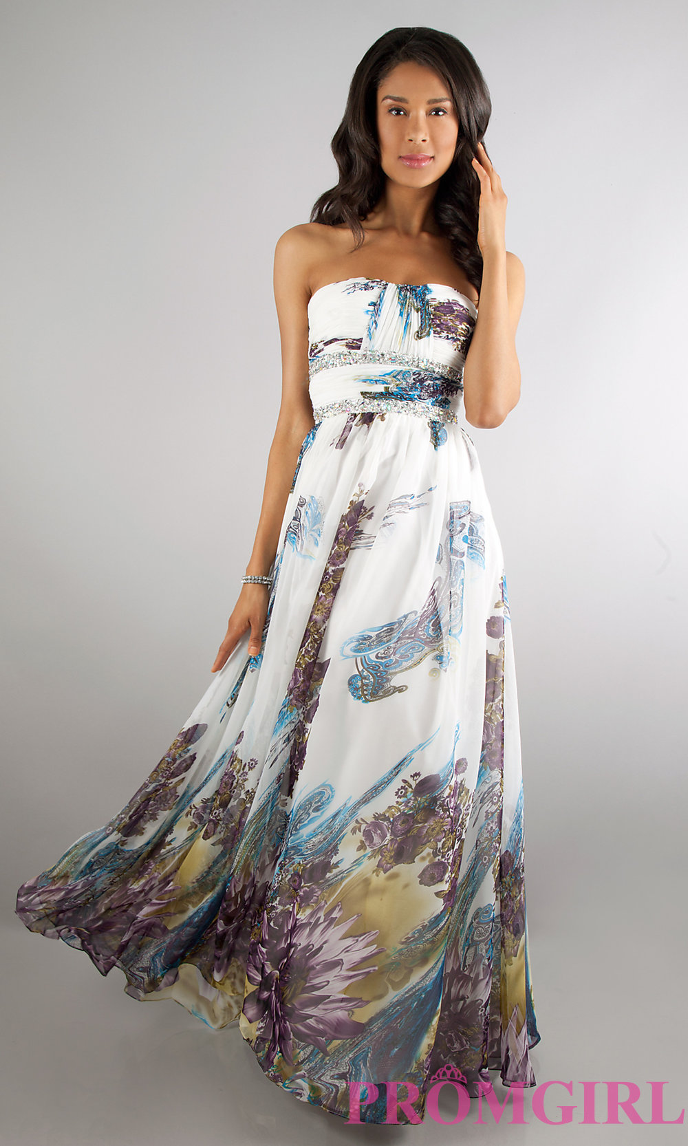Printed Floor Length Dresses : Make Your Evening Special