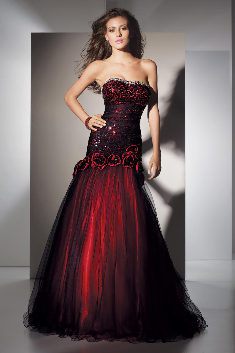 Red Black And Gold Prom Dresses - Online Fashion Review