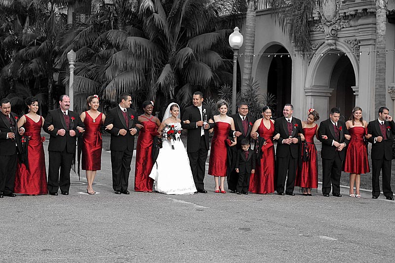 Red Bridal Party Dresses - Style 2017-2018