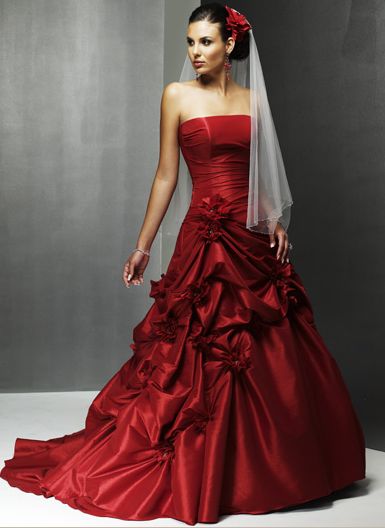 Red Bridal Party Dresses - Style 2017-2018