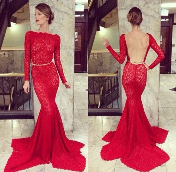 Red Long Sparkly Dress - Review 2017