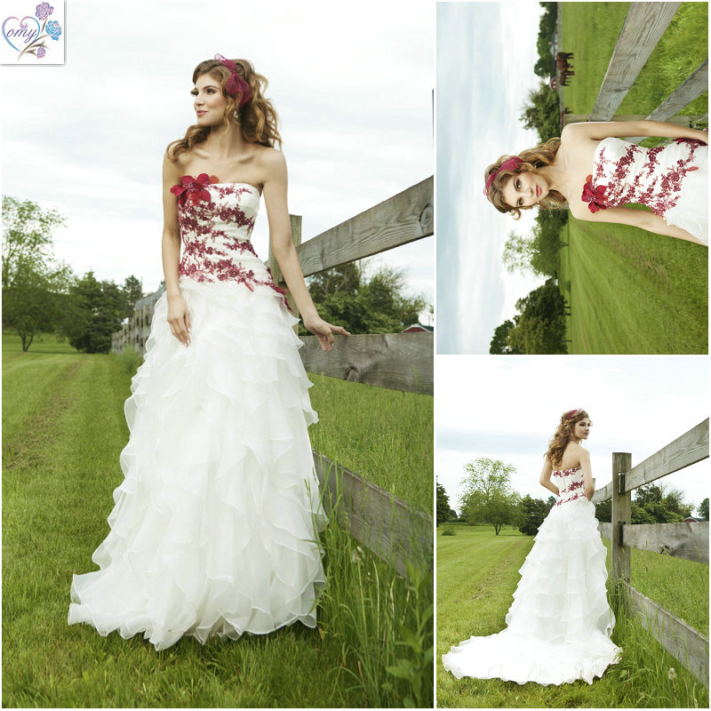 Red White Lace Dress - Make Your Life Special