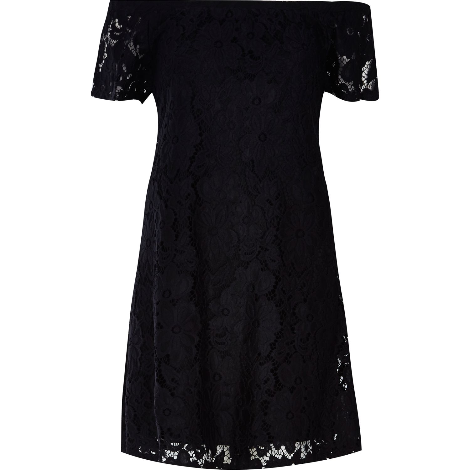 River Island Black Off Shoulder Dress & The Trend Of The Year