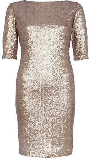 River Island Glitter Bodycon Dress - Oscar Fashion Review