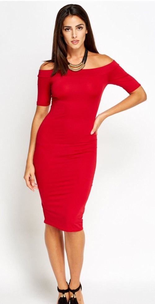 River Island Red Bardot Dress And Fashion Week Collections
