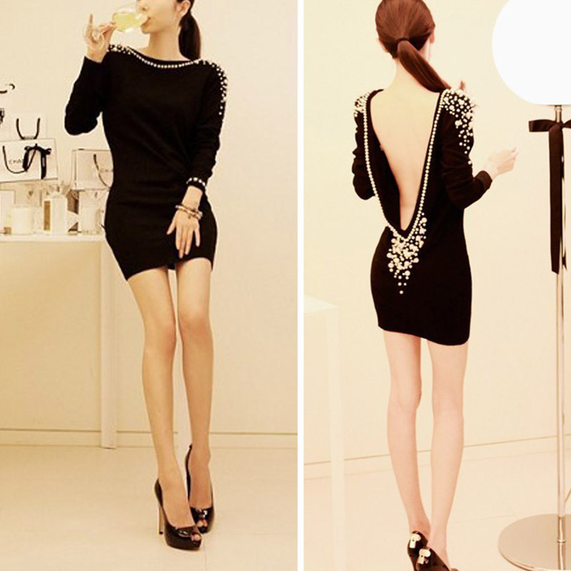 Short Dress Backless & Elegant And Beautiful
