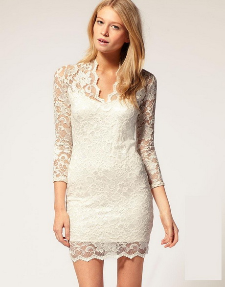 Short Off White Lace Dress And 10 Great Ideas