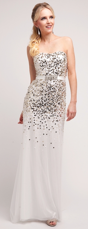 Silver And White Sequin Dress - Always In Fashion For All Occasions