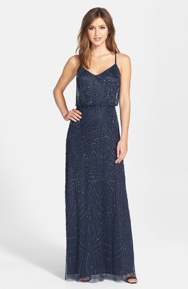 Sparkly Navy Bridesmaid Dresses - Best Choice