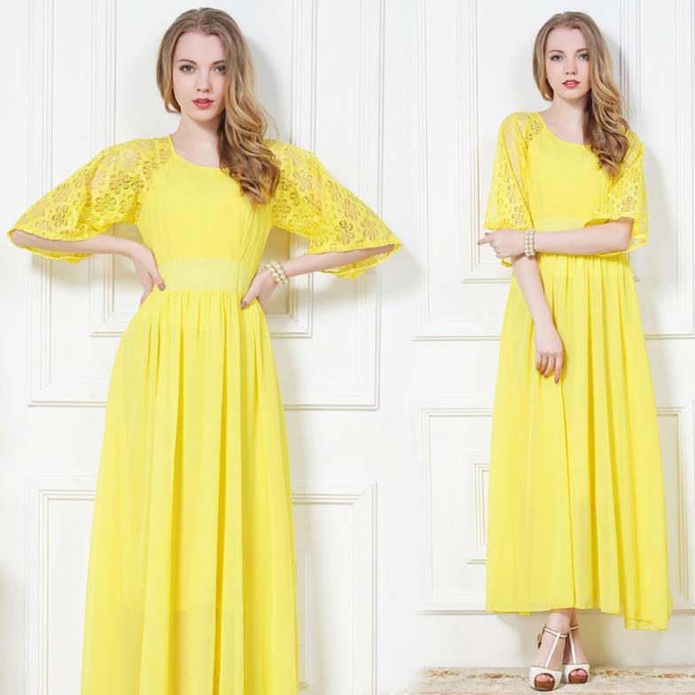 Spring Yellow Dress & Style 2017-2018