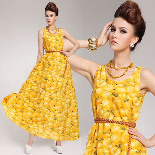 Spring Yellow Dress & Style 2017-2018