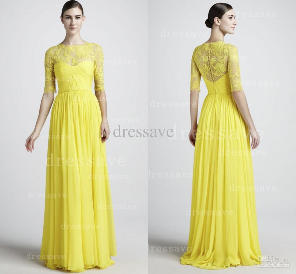 Spring Yellow Dress & Style 2017-2018