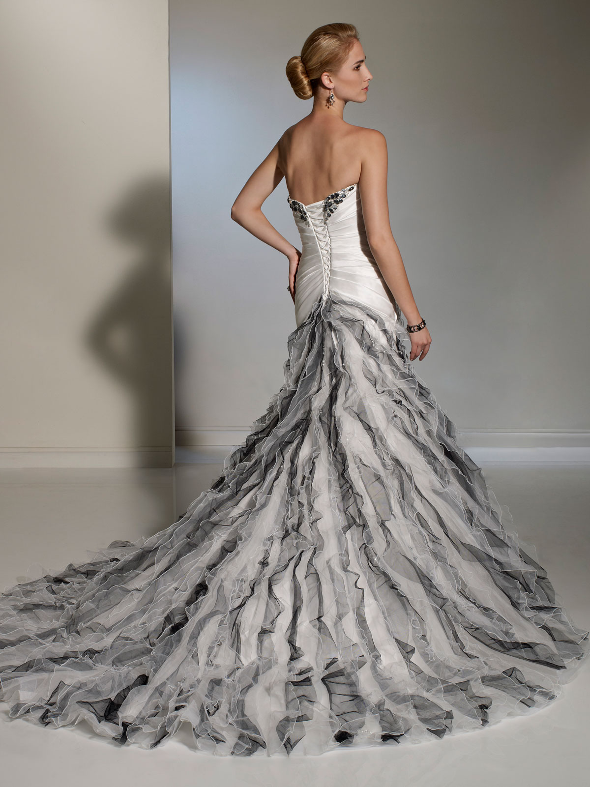 White And Silver Gown & Always In Fashion For All Occasions