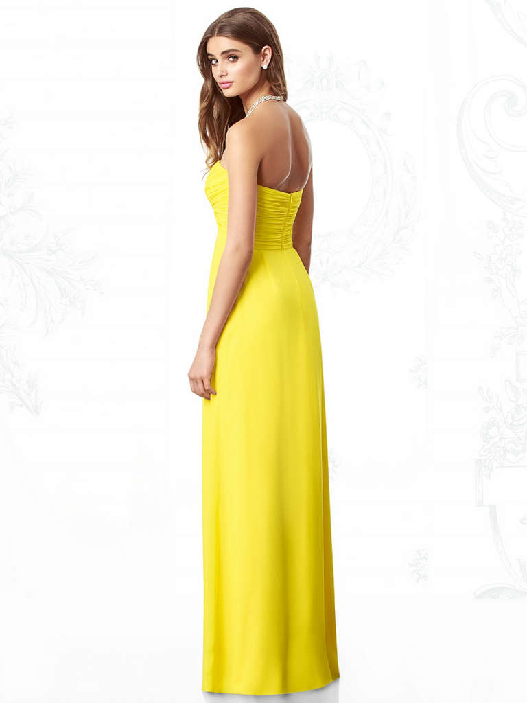 Yellow Full Length Dress : 2017-2018 Fashion Trend