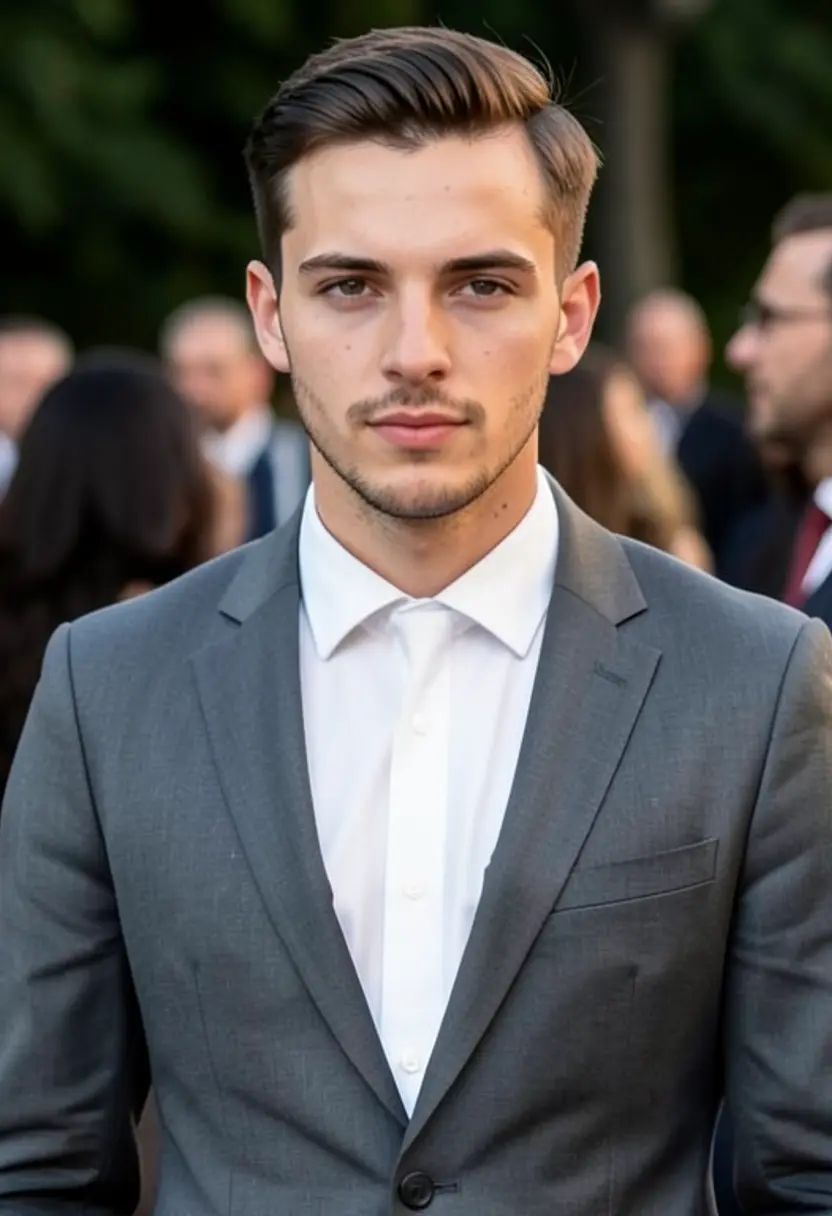 crossdressing boy formal outfit event occasion